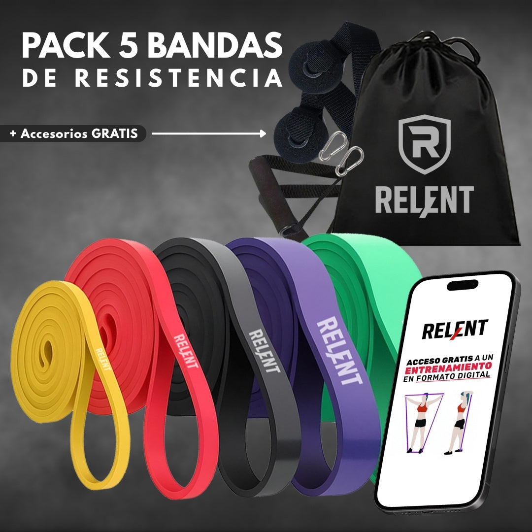Ligas de Resistencia | Pack con 5 Piezas